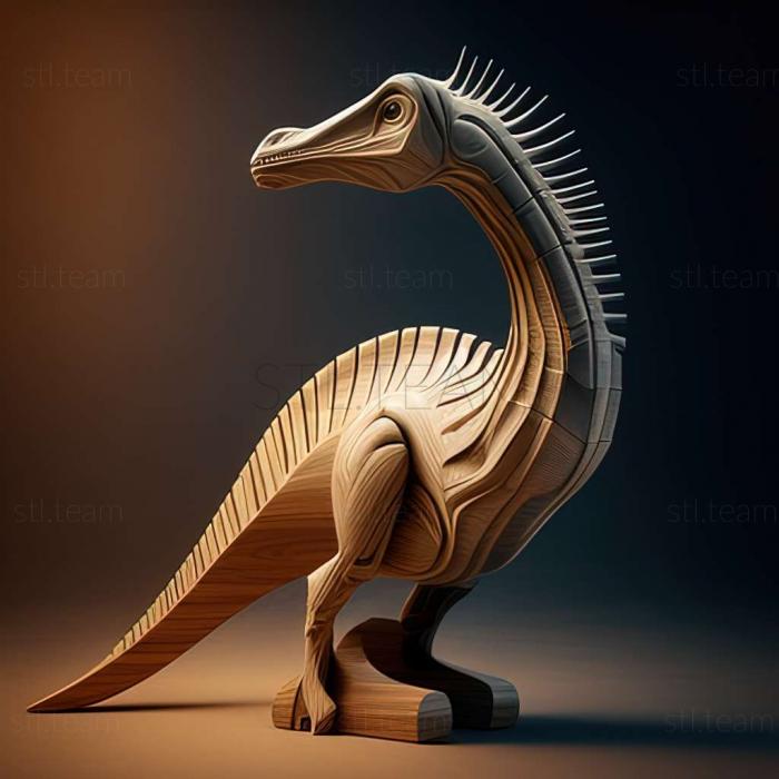 3D модель Платеозавр грацилис (STL)